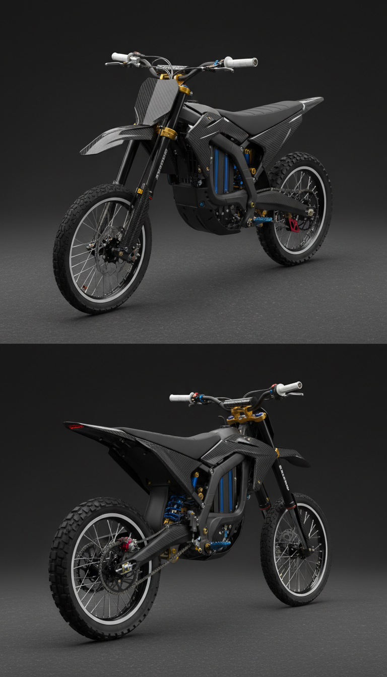 Carbon Fiber Handlebar Kit With Stealth Finish